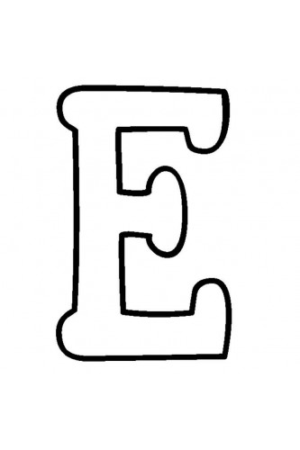 Раскраска Особая буква Е