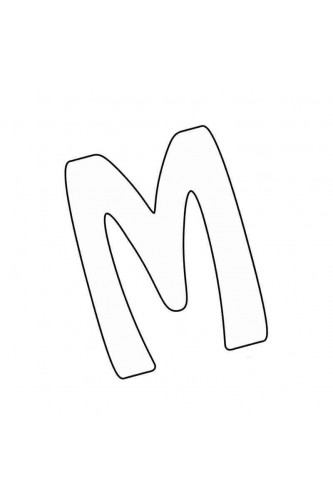 Современная буква М