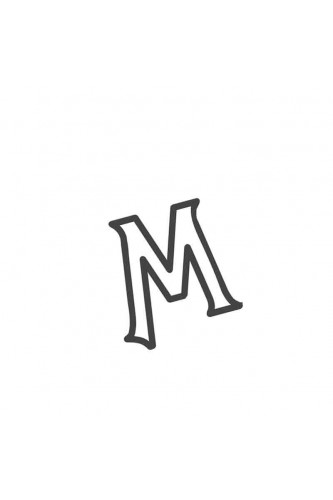 Раскраска Средняя буква М