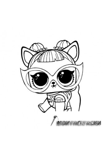 ЛОЛ питомец щенок в очках