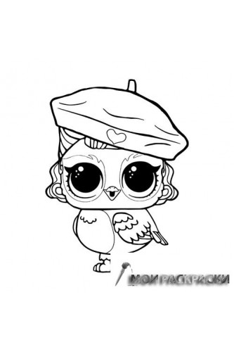 ЛОЛ питомец совушка Ангелочек