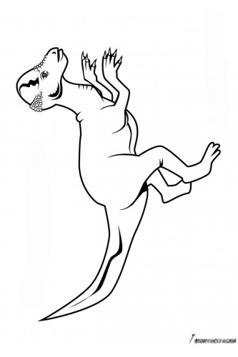 Раскраска Пахицефалозавр