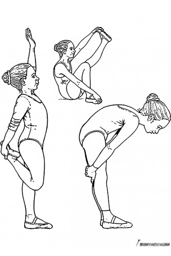 Упражнения балерины на растяжку