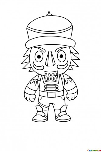 Фортнайт чиби Щелкунчик