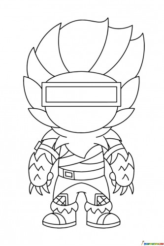 Фортнайт чиби Снежный снайпер