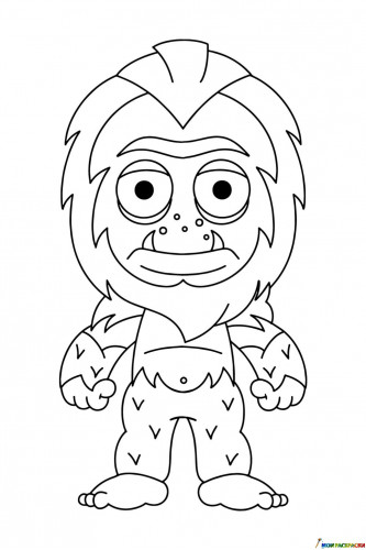 Фортнайт чиби Йети