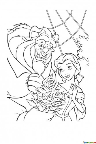 Принцесса, чудовище и букет роз