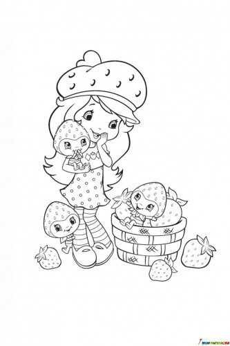 Принцесса Клубничка и маленькие ягодки
