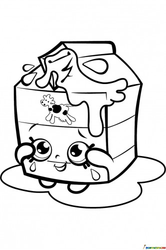 Шопкинс Пролитое молоко