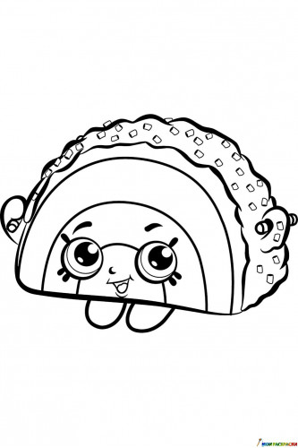 Шопкинс Радужный тортик