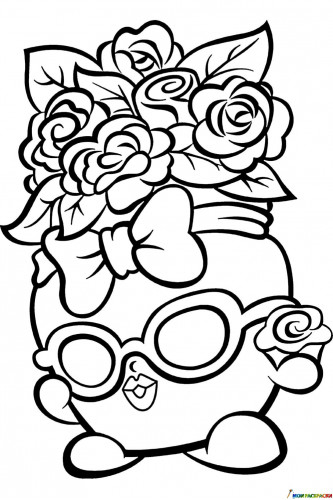 Шопкинс Сумка с цветами