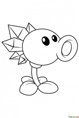 Снежный Горох из Зомби против растений